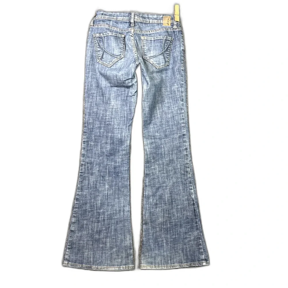 !it Jeans Hippie Hottie Flare Leg Women 26 Denim Stretch Gorpcore Classic Preppy